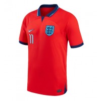 Koszulka piłkarska Anglia Marcus Rashford #11 Strój wyjazdowy MŚ 2022 tanio Krótki Rękaw
